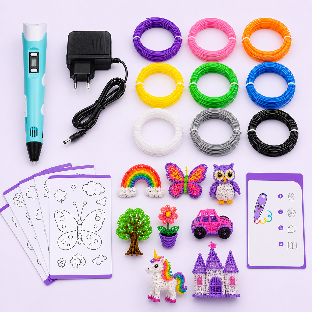Rysiok™ – Magiczny Długopis 3D dla Dzieci