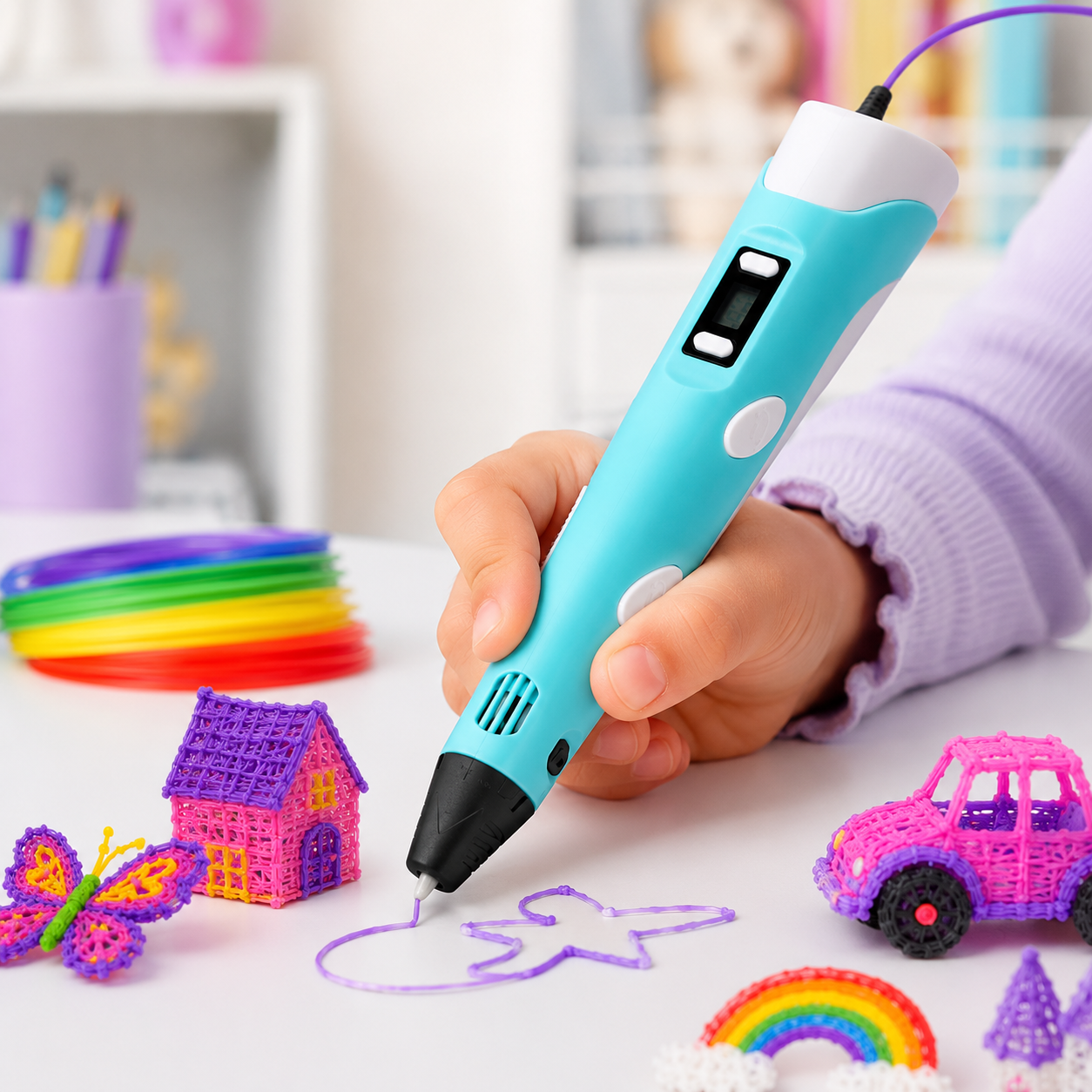 Rysiok™ – Magiczny Długopis 3D dla Dzieci