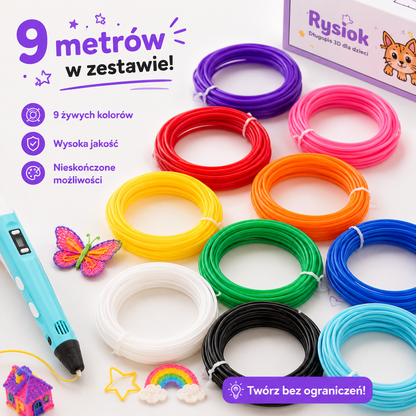 Rysiok™ – Magiczny Długopis 3D dla Dzieci